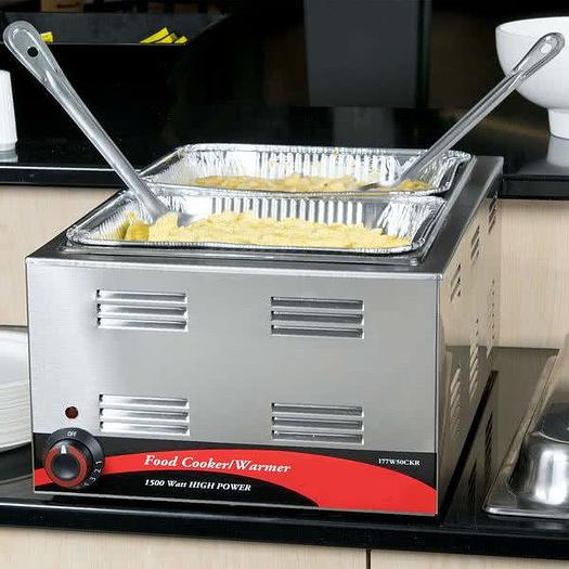 Cooks and holds your products at foodsafe temperatures     Durable stainles