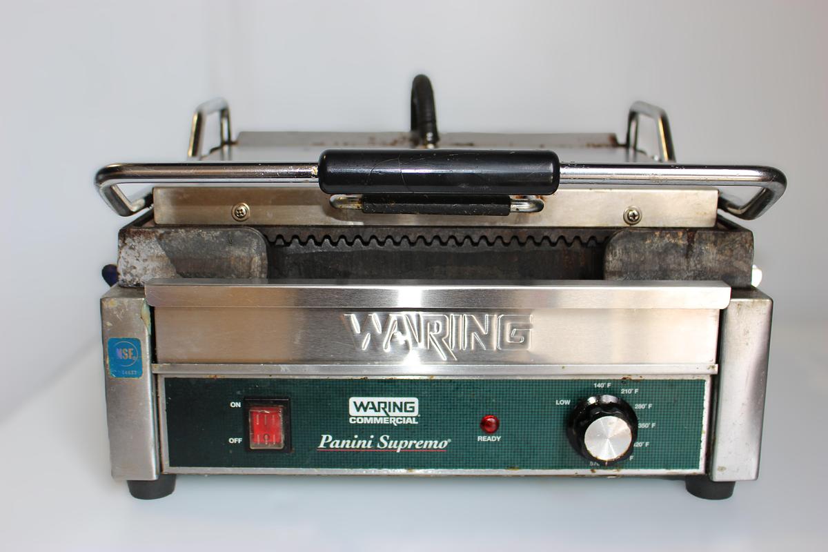 Used Waring Ribbed Panini Grill
