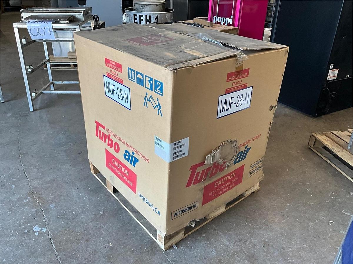 Used Brand new Turbo Air 27” undercounter freezer on casters