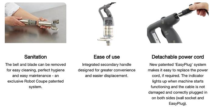 Robot Coupe - 29" Immersion Blender 400 Qt Capacity - MP800
