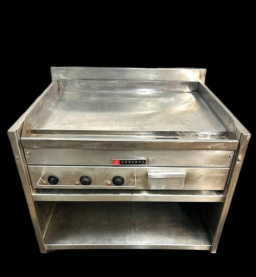 Used Garland 36" Electric Griddle on Stand
