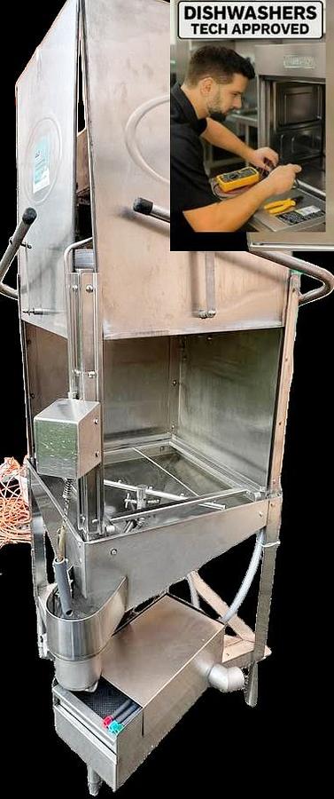 Used Low temp pass thru dishwasher