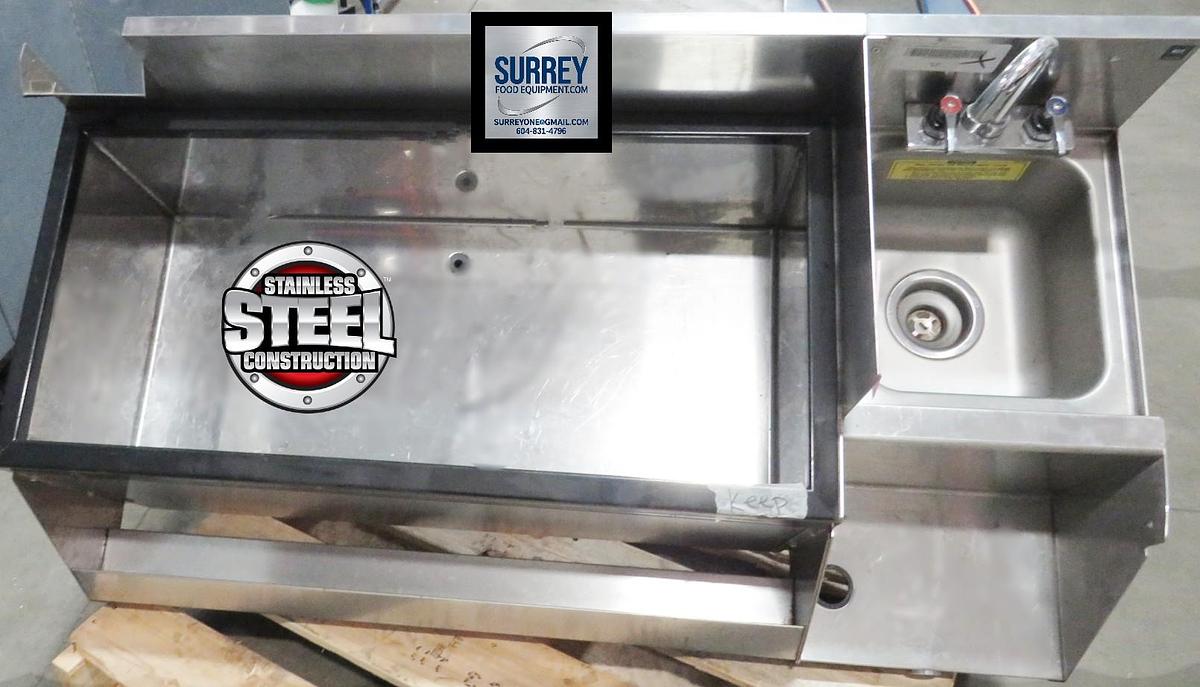 Used Bar sinkwith ice well and speed rail