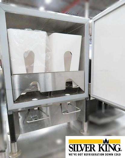 Used Double Silver King Milk - Cream Dispener