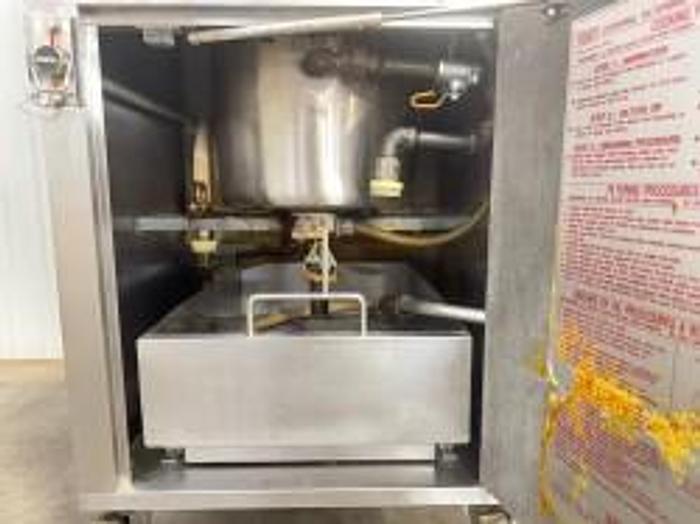 Used Giles Ventless Electric Kettle Fryer With Filtration MGF