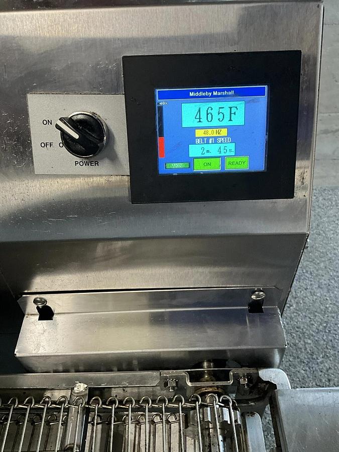 Used 2023 Middleby Marshall PS638G Gas Impingment Conveyor Pizza Oven Single Stack