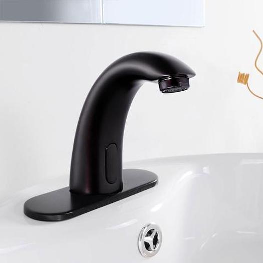 5" Automatic Sensor Lavatory Sink Faucet Brushed Nickel - Chrome or Bronze