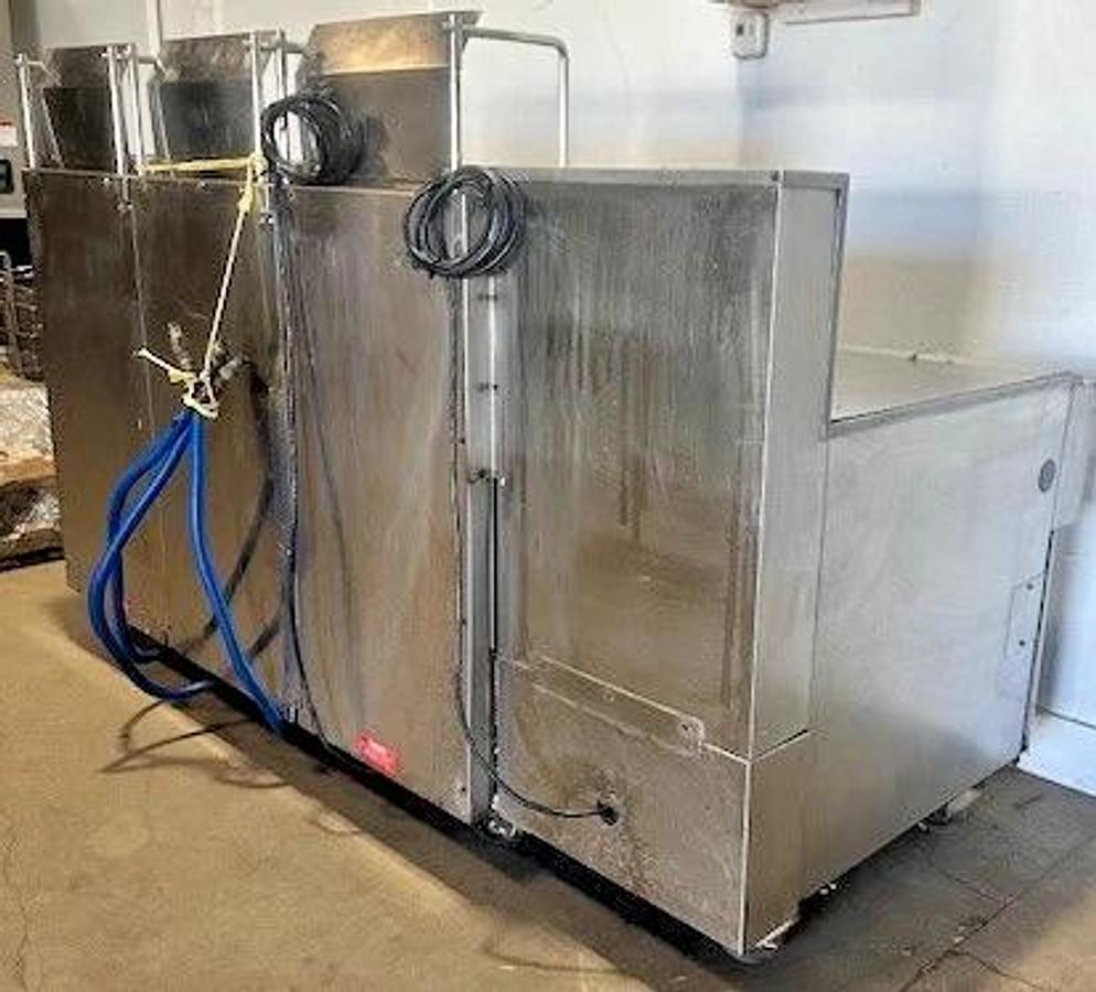 Used PITCO F18SS-CLQV"H.D COMMERCIAL N GAS FRYER WITH DUMPSTER AND 6 BASKETS