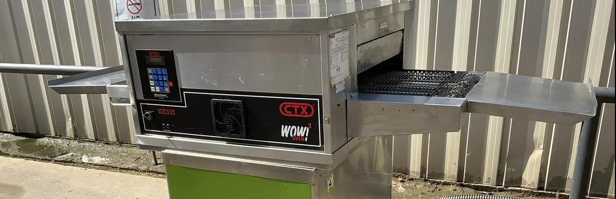 Used 2019 Middleby Marshall CTX DZ33I Infrared Radiant conveyor pizza oven melt