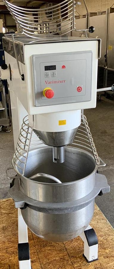 Used Varimixer 60qt Dough mixer V60P Pizza bakery Hobart restaurant Bowl guard