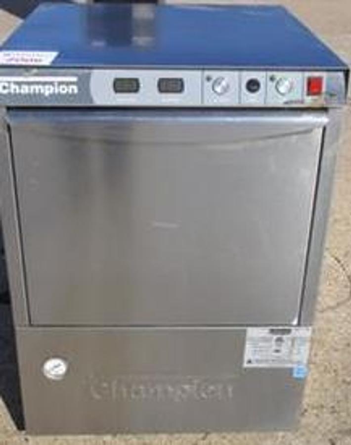 Used Champion high temp undercounter dishwasher