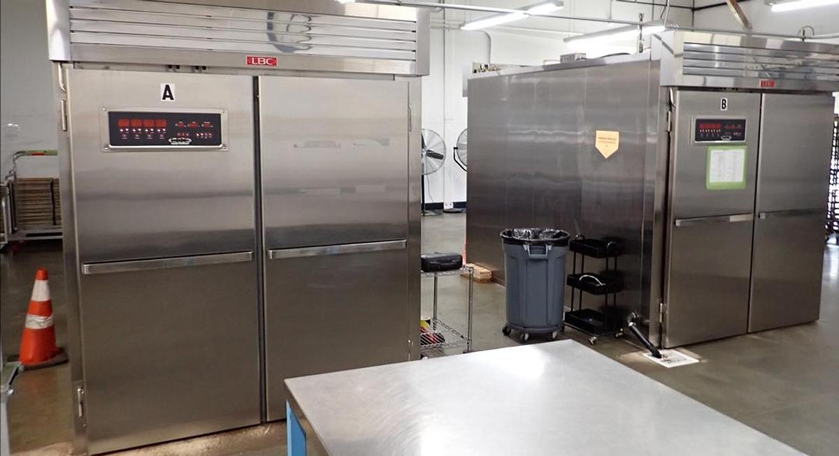 Used (2) LBC LRP2SP 2-DOOR PASS THROUGH PROOFERS