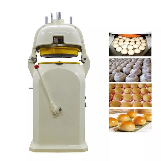 Used 220V Commercial Semi-Automatic 16 Blocks Dough Cutting and Rolling Machine