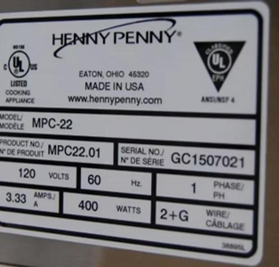 Used Henny Penny MPC22 Modular Holding Cabinet Heated Food Drawer Warmer - BRAND NEW