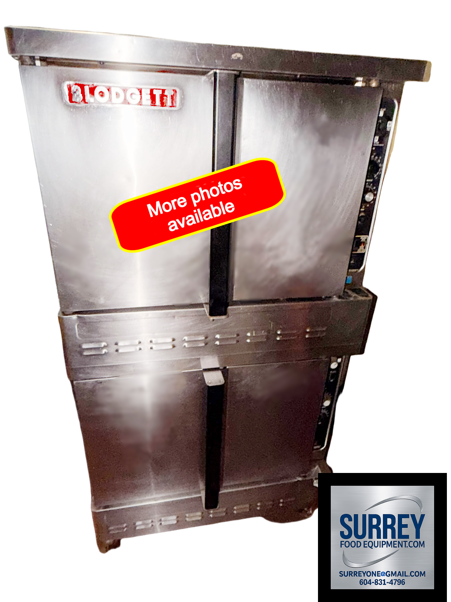 Used Blodgett double stacked Gas Convection Ovens -priced to sell