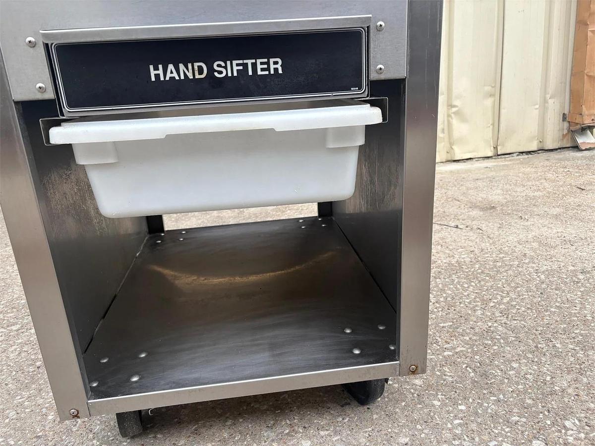 Used BKI breading work table w/ marinate basket -Model BT-24M - 2 AVAILABLE