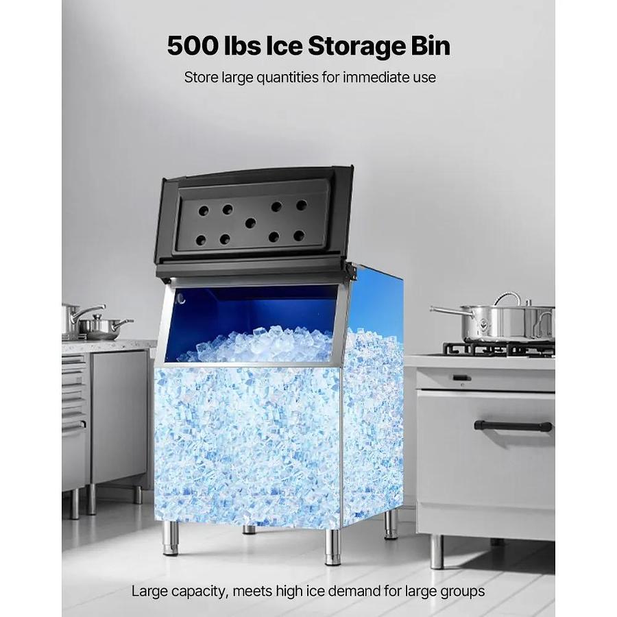 Used Ice Bin - 500 lbs Capacity