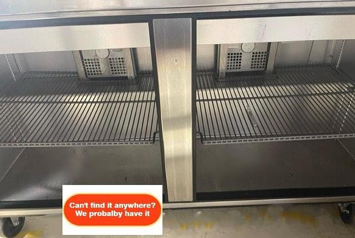 Refurbished True Refrigerated Prep Table - prep from both sides