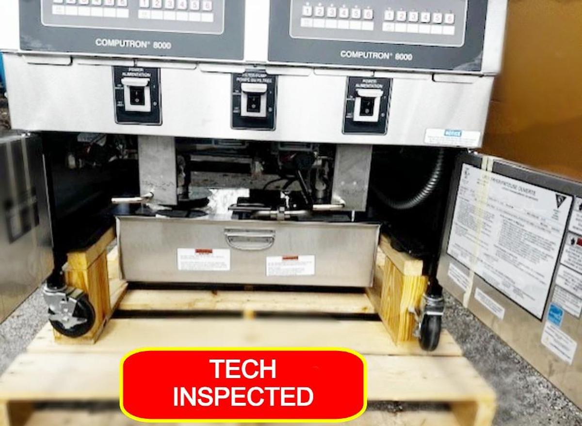 Used BRAND NEW Henny Penny OFG322 Double Fryer with Filtration System - SAVE BIG TIME