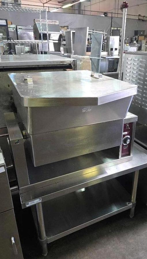 Used Market Forge 16 Gal. Gas Tilt Skillet with all Stainless Steel Equipment Stand