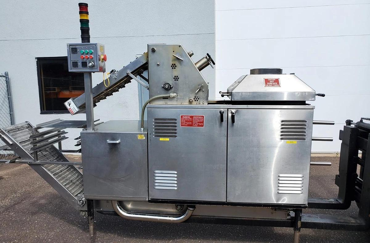 Used UPERIOR Flour Tortilla Press and Oven Combo Machine besco - gas