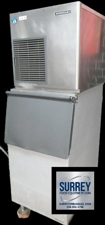 Used HOSHIZAKI F-450MAH SELF-CONTAINED ICE FLAKER WITH BIN