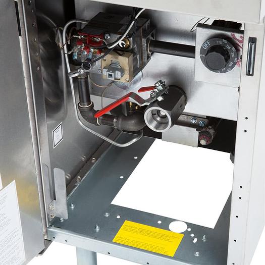 Frymaster 50 LB deep fryer - has open well for easy cleaning