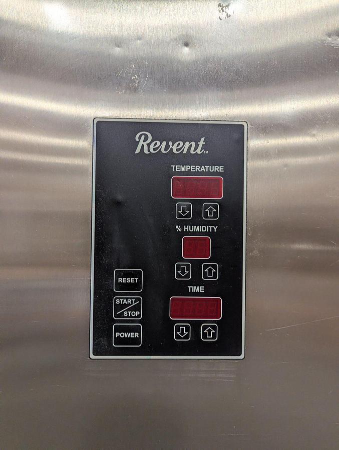 Used Revent 7123 Stainless Steel Proofer