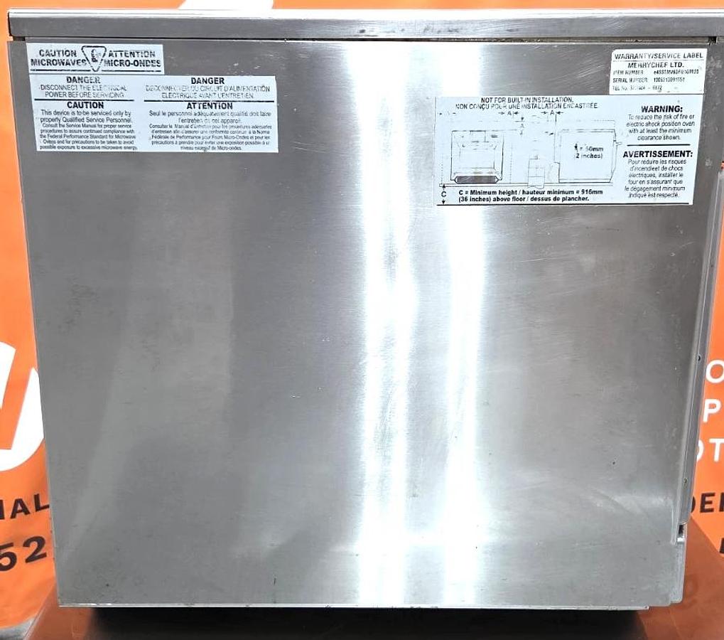 Used 2019 MERRYCHEF Eikon E4s High Speed Ventless Convection Microwave Oven