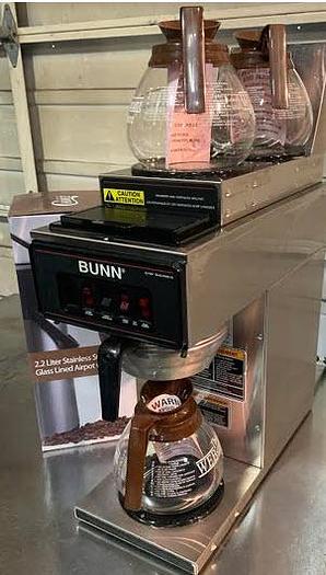 Used Bunn Plumb in Coffee Machines - bonus free airpot