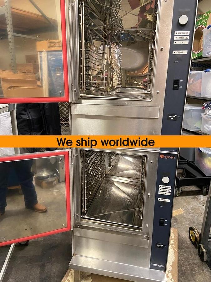 Refurbished 2018 Groen 10 Pan Electric Steamer Boilerless SSB-5E - WELL MAINTAINED