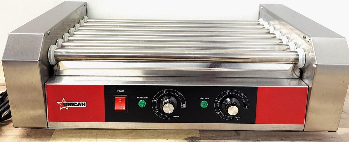 7 Roller Hot Dog Grill, Omcan 44691