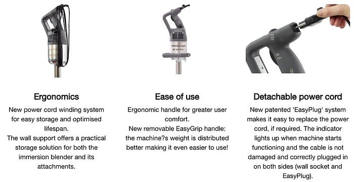 Robot Coupe - 23" Immersion Blender 300 Qt Capacity - MP600