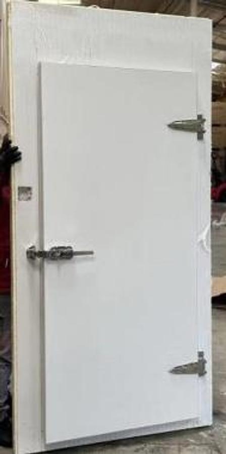 Used Walk in freezer door heated