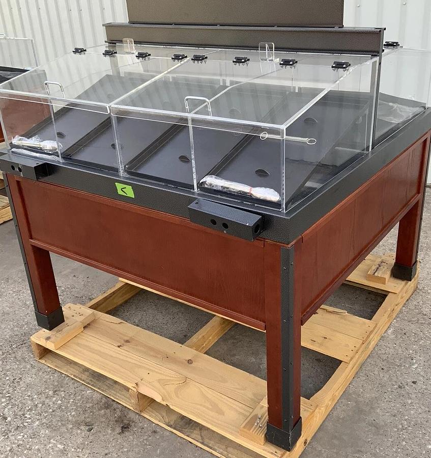 Used 48" Marco Self Service Bolillo Rolls Bread Merchandiser Bakery display