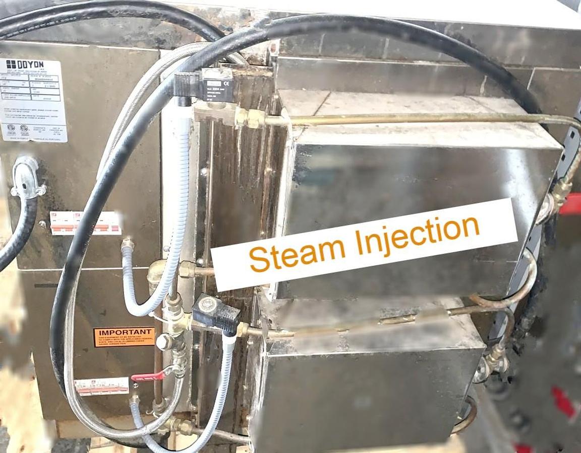 Used Doyon 2 deck stone deck Artisan Ovens - steam injection - Electric