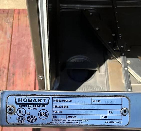 Used Hobart commercial dishwasher - High temp Model LXEH - 2 available