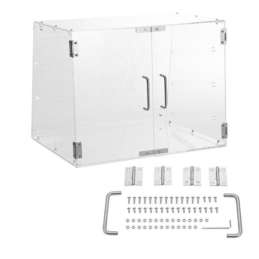 Used Pastry Display Case, 3-Tier Commercial Countertop Bakery Acrylic Display Case - 20.7" wide