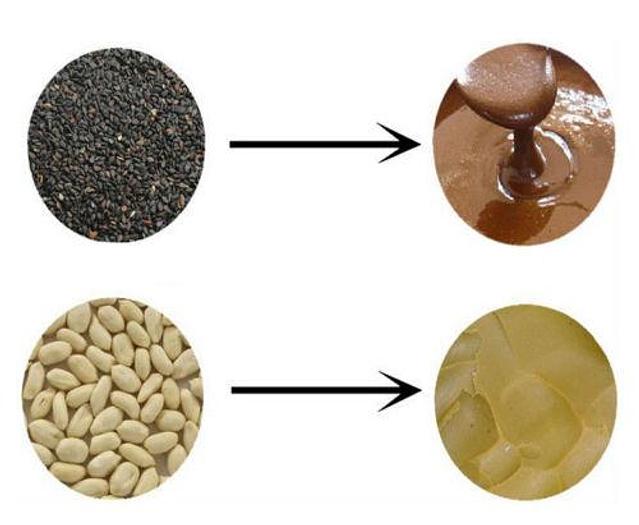 1.5KW Peanut butter maker automatic colloid mill sesame grinder machine 20kg/H