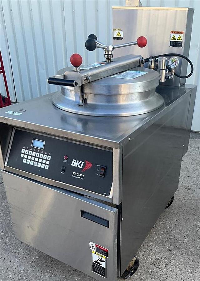 Used  BKI gas pressure fryers - 8 available
