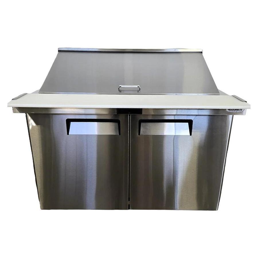 Used Atosa MSF8306GR Refrigerated Mega Top Prep Table - 2 Door