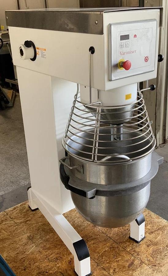Used Varimixer 60qt Dough mixer V60P Pizza bakery Hobart restaurant Bowl guard