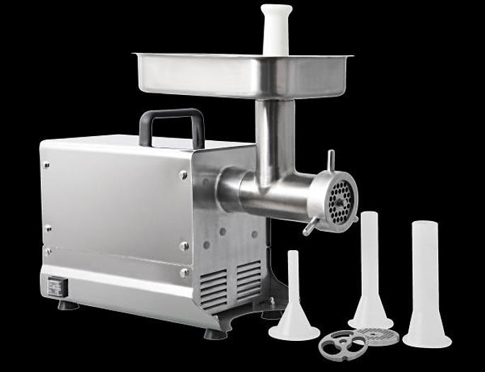 #32 Commercial Medium-Duty Stainless Steel Meat Grinder with 1.5 HP