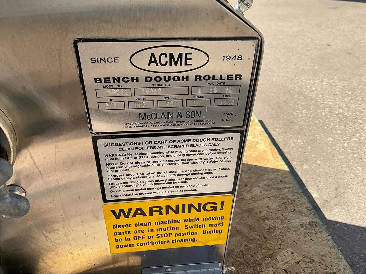 Used Acme pizza dough roller - nice condition