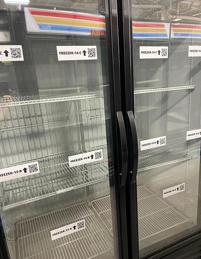 Refurbished 2 Door Glass Freezer | True | Model # GDM-43F-HC-TSL-01