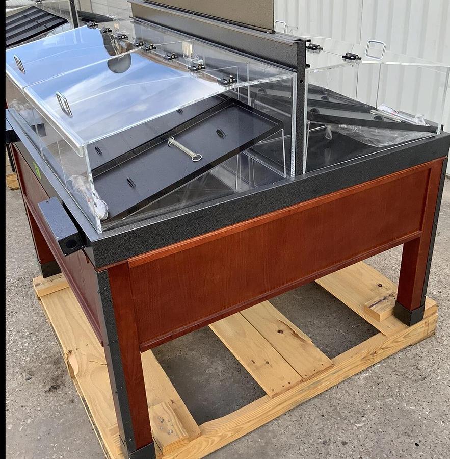 Used 48" Marco Self Service Bolillo Rolls Bread Merchandiser Bakery display