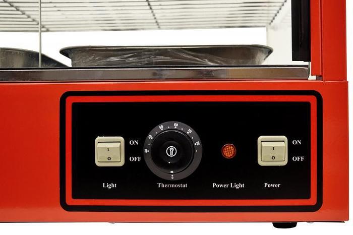 26-inch Curved Glass Display Warmer with 1.2 kW