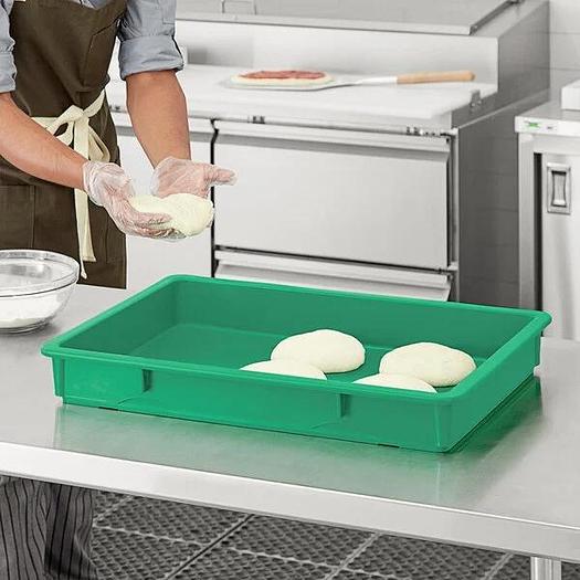 Baker's Mark 18" x 26" White Heavy-Duty Polypropylene Dough Proofing Box Lid