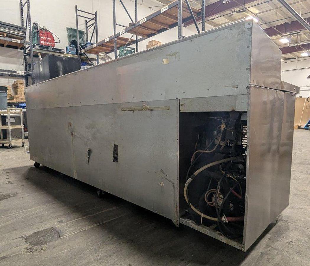 Used Victory VPT-119 119" Four Door Refrigerated Pizza/Salad & Sandwich Prep Table