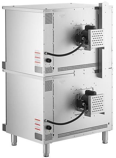 Double Deck Electric Full Size Convection Oven with Legs - 240V, 1 / 3 Phase